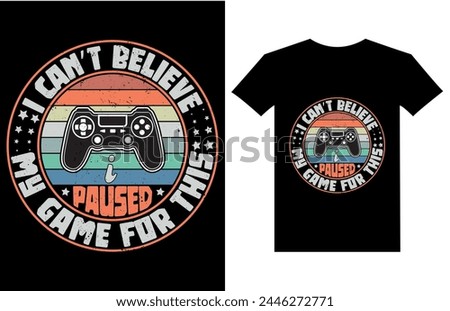 I can't believe I paused my game for this T-shirt design  . Video game t shirt designs, Retro vintage video game t shirts, Print for posters, clothes, advertising.