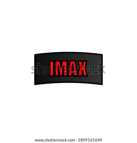 Imax, cinema color gradient vector icon