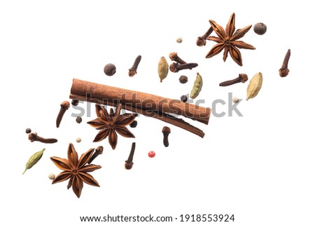 Similar – Image, Stock Photo Anise stars and various spices on rustic table