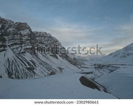 Similar – Image, Stock Photo Animal crosses the piste at high speed