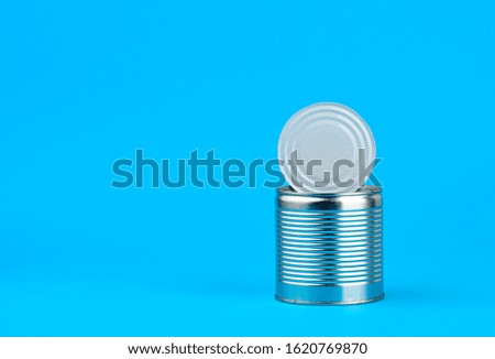 Similar – Image, Stock Photo open hard iron can for food