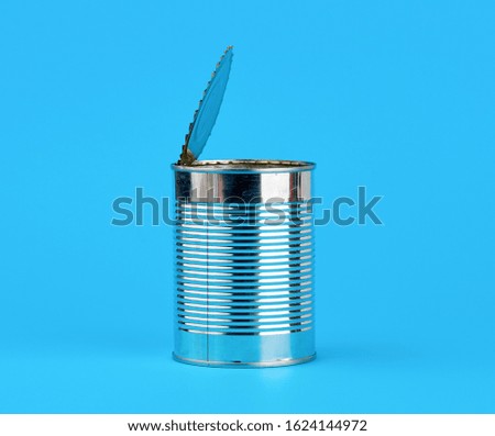 Similar – Image, Stock Photo open hard iron can for food