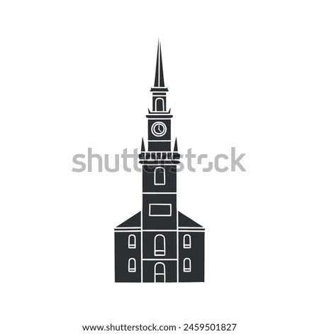 Similar – Image, Stock Photo Boston Architecture Church