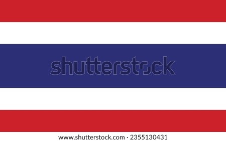 National Flag of Thailand, Thailand Flag, Thailand sign