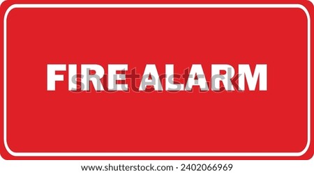 Fire Alarm control panel, fire alarm signboard, Fire Board indication