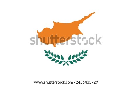 National Flag of Cyprus, Cyprus sign, Cyprus Flag