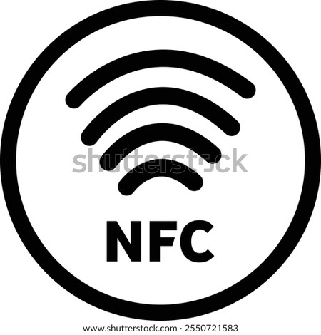 Tap to pay sign, NFC payment icon, Contactless payment, wireless pay icon, NFC technology, card Payment icon, smartphone payment