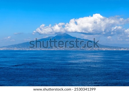 Similar – Image, Stock Photo View from Vesuvius to Naples