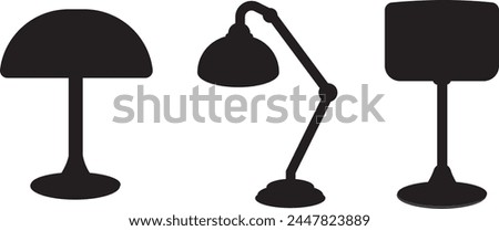 bedroom lamp icon in different style vector illustration. black bedroom lamp vector icons designed in filled, can be used for web, mobile, ui