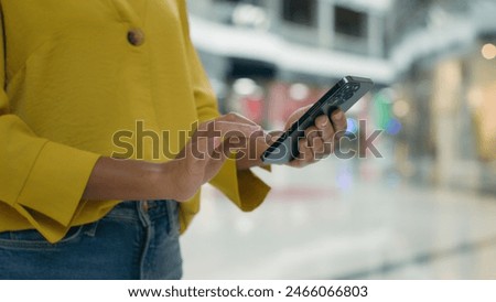 Similar – Image, Stock Photo Close-up of woman holding freshly picked organic carrtos from garden