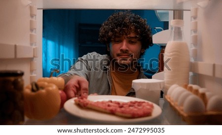 Similar – Image, Stock Photo View on the inside old worn filing folder.