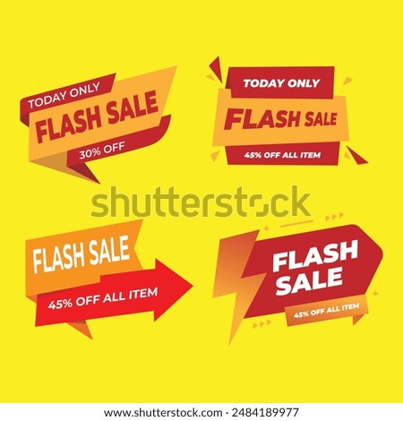 Eye-Catching Flash Sale Design for Instant Promotion