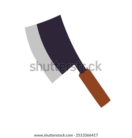 Sharp Meat Knife on Cutting Board