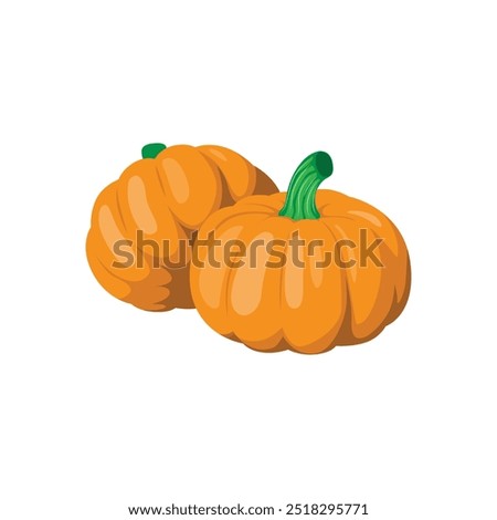 Fresh Autumn Pumpkin Harvest in Rustic Setting