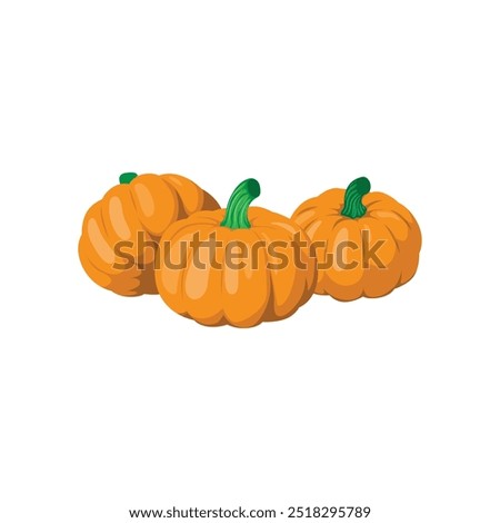 Fresh Autumn Pumpkin Harvest in Rustic Setting