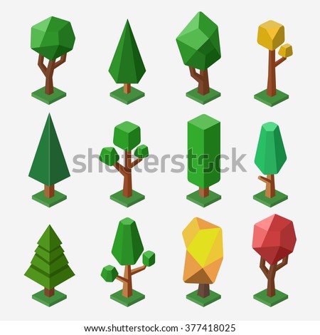 Isometric vector tree set