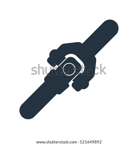 cardan, univesal joint isolated icon on white background, auto service, repair, car detail 