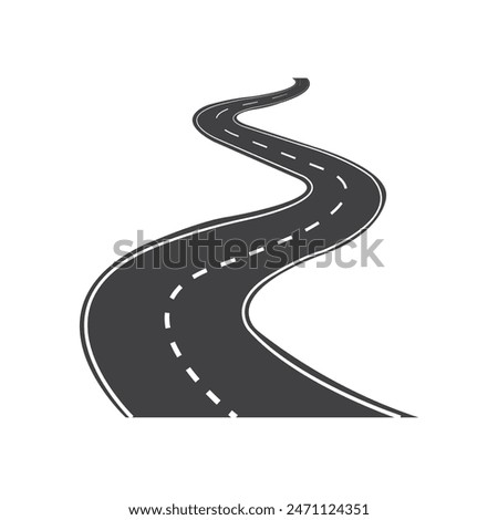 turning road icon vector illustration design template