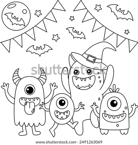 Similar – Image, Stock Photo Halloween Child Hand