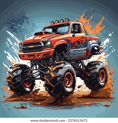 Dream Shaper v7 Thrilling Monster Truck Extreme Sports Art