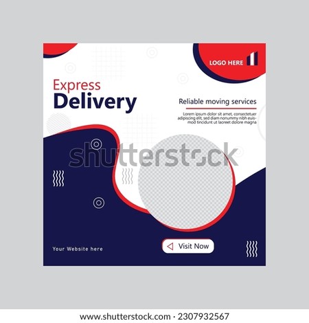 New Express Delivery Banner Template 
