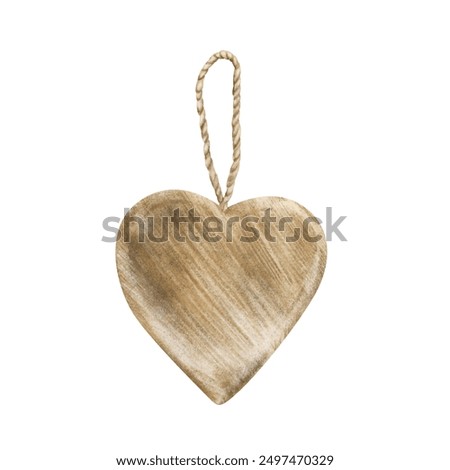 Similar – Image, Stock Photo Heart on wood ❤️ Love