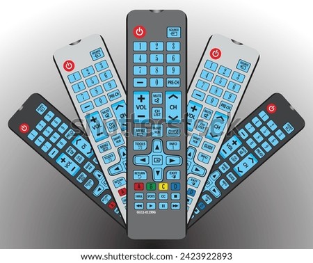 LCD TV REMOTE CONTROL In Four Color Combo