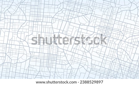 View from above the map buildings. Detailed view of city. Tracking car location.. City top view. Abstract background. Map navigation. . Flat style, Vector, illustration isolated. Cute simple design