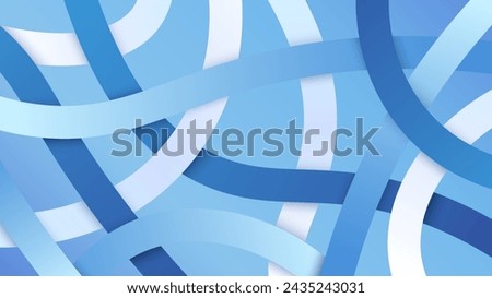 Large abstract gradient lines intersect in various directions. Vector, illustration.