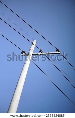 Similar – Image, Stock Photo Power pole without connection