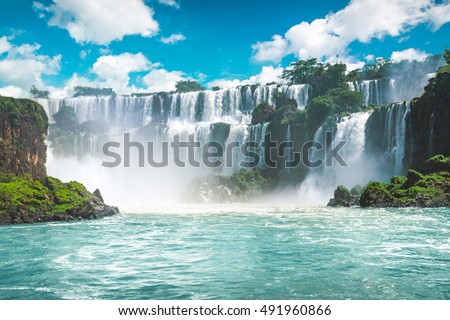 Similar – Image, Stock Photo Water tropics fall and create figures