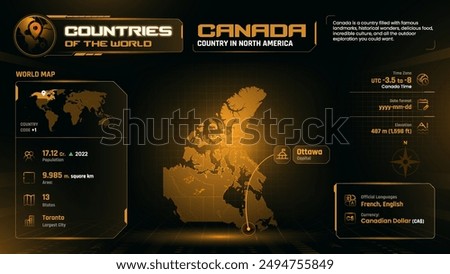 Canada Map Detailed Insights on Geography, Population and Key Facts-Vector Design