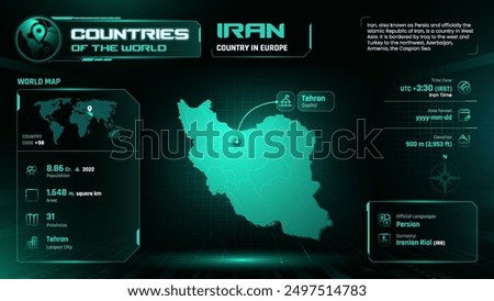 Iran Map Detailed Insights on Geography, Population and Key Facts-Vector Design