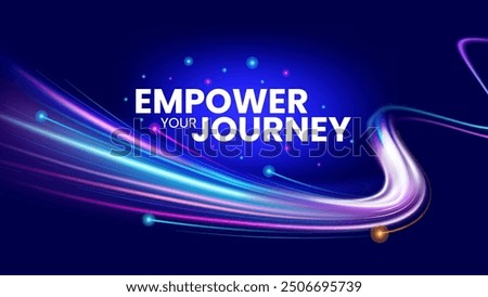 Empower your journey with cutting-edge, high-tech background, perfect for tech events, conferences, and exhibitions. Abstract, futuristic design represents innovation and progress in the world of tech