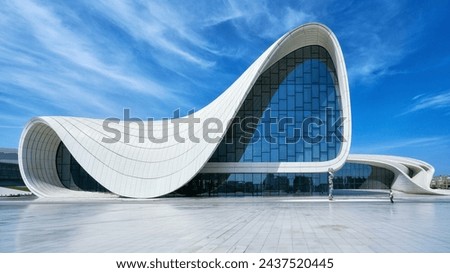 Similar – Image, Stock Photo the wave building Culture