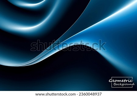 Abstract blue mix geometric background. Dynamic shapes composition. Vector illustration.