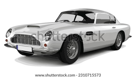 classic car shiny symbol style logo sign collection Aston Martin icon design vector template