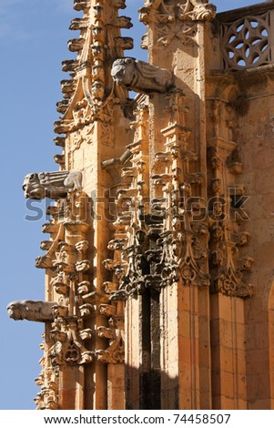Gothic Gargoyles from the Cathedral in Segovia, Spain
