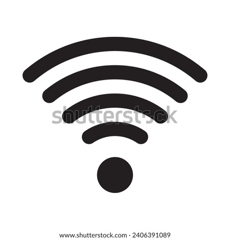 Wifi symbol in vector format.