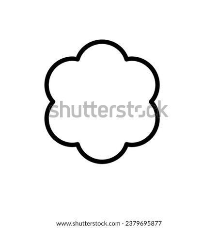 Cloud Icon Outline. Geometry
Icon. Geometry Cloud Outline