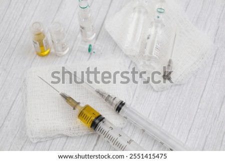 Similar – Image, Stock Photo Fever outpatient clinic