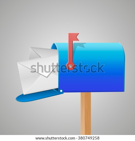 envelopes  in the mailbox