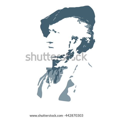 portrait of the composer and musician Richard Wagner