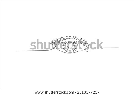 continuous line vector illustration design of water tap