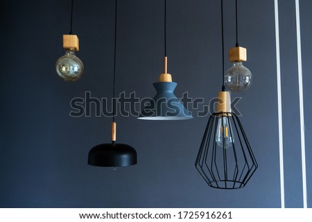 Similar – Image, Stock Photo Modern and decorative Filament ligth bulb