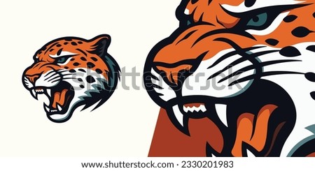 Elevate Your Game: Contemporary Jaguar Mascot Logo Design for Sports and Esports