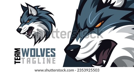 From Esports to Apparel, Unleash the Power of Wolf Logo Vector Illustration and Mascot Emblem