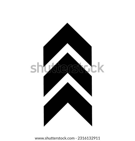 This single black chevron arrow icon gracefully points upwards, symbolizing an upward direction or movement. Its simple and stylish design makes it a versatile choice for various digital applications.