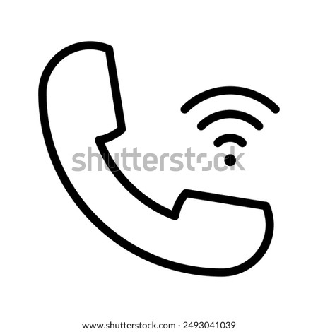 Wifi Calling Roaming wifi logo design vector icon phone and wifi logo design template