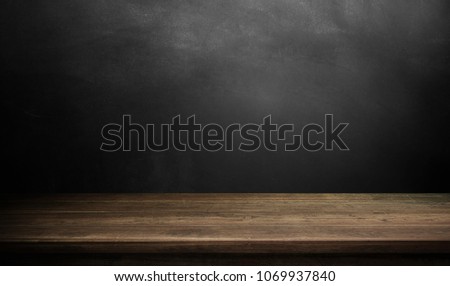 Similar – Image, Stock Photo Bench in the dark bench